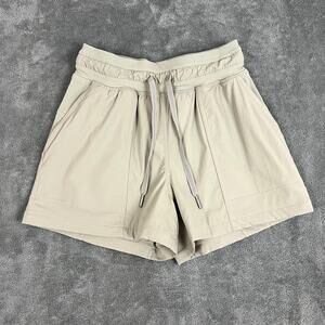 Lululemon Dance Studio High Rise Shorts Womens 2 Mojave Tan Performance